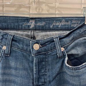 7 For All Mankind Josefina Skinny Boyfriend Jeans